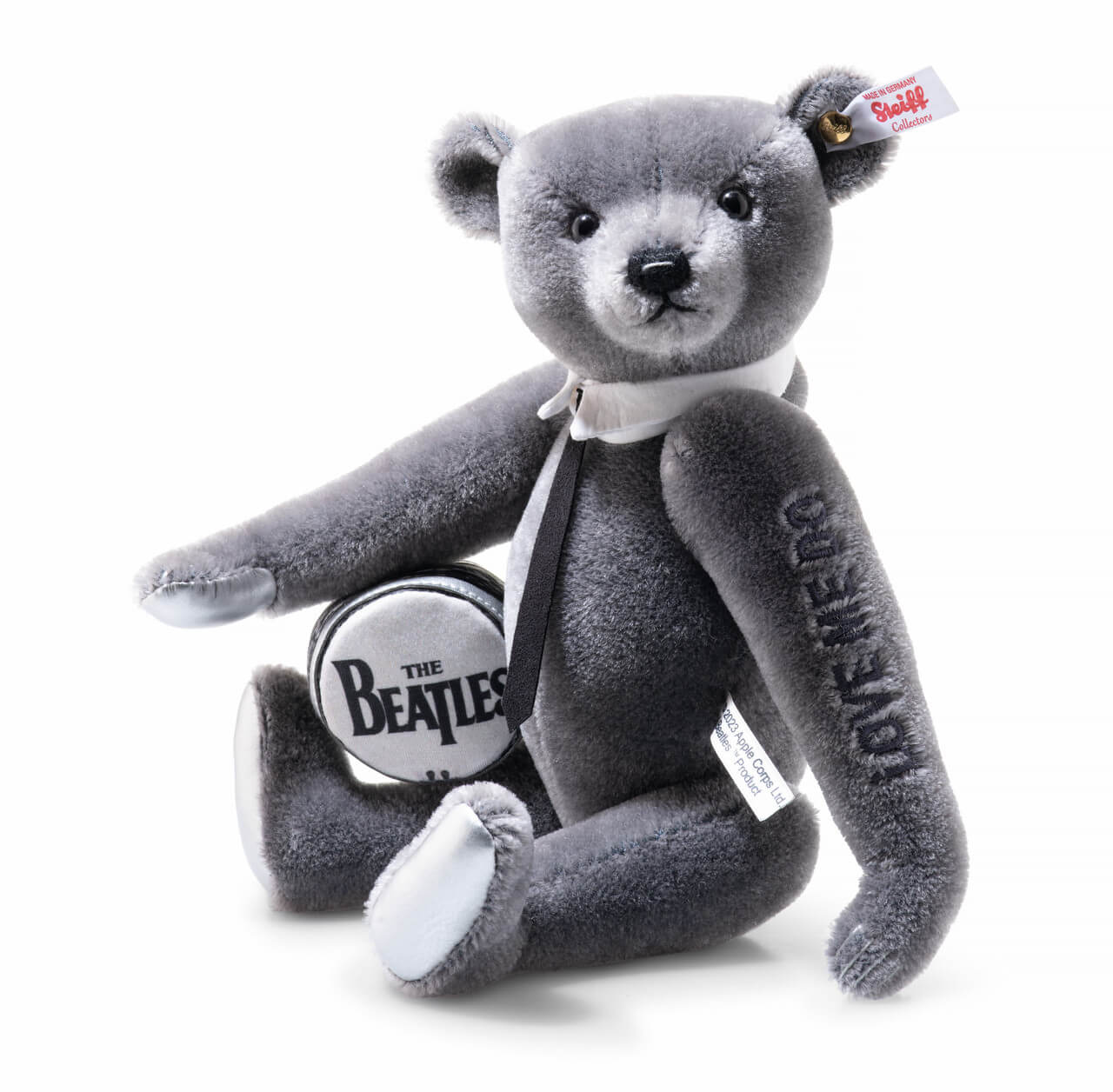 Steiff Rocks Limited Edition Teddy Bear - The Beatles Love Me Do, 30 cm