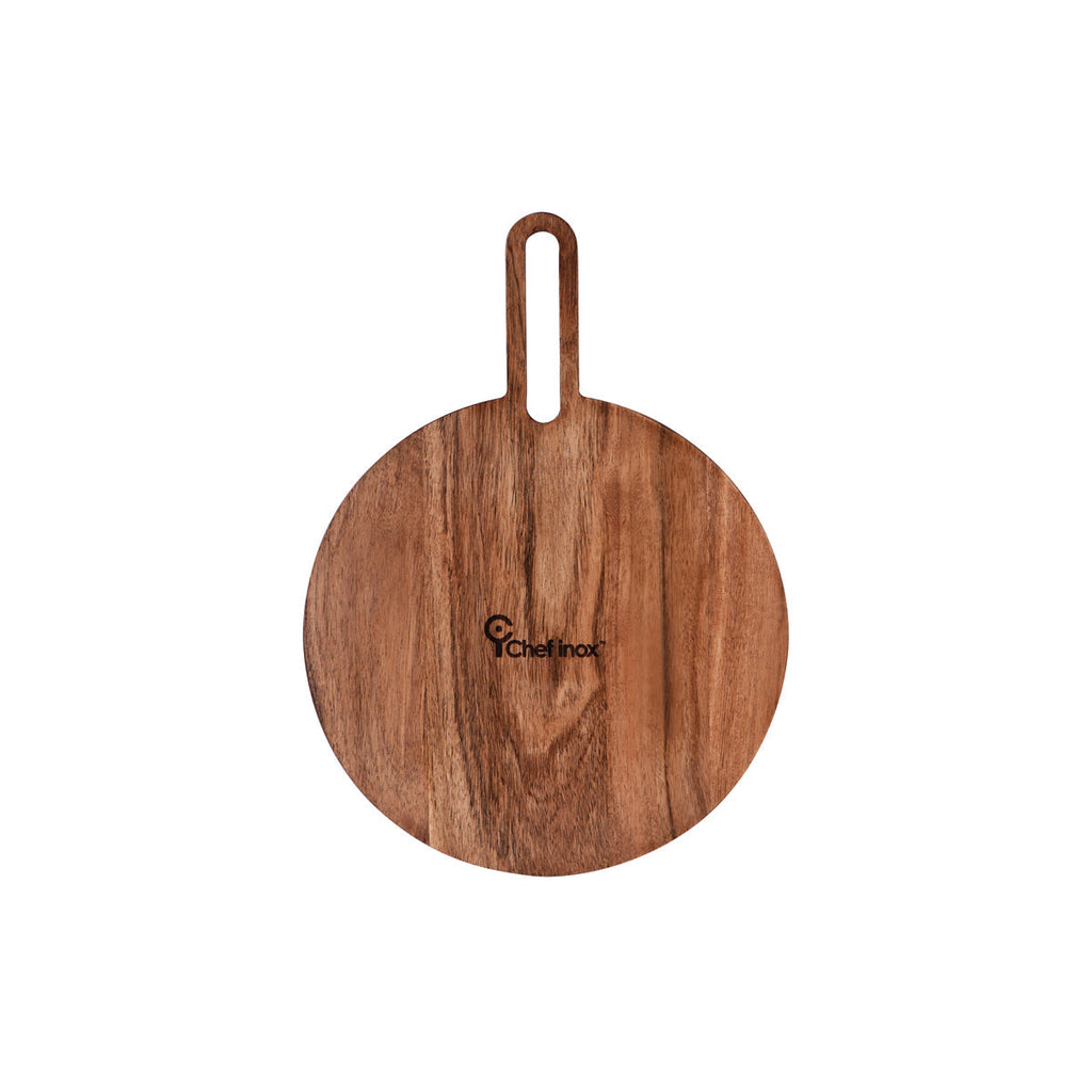 Chef Inox Serve Natural Acacia Round Paddle Board 255x15mm