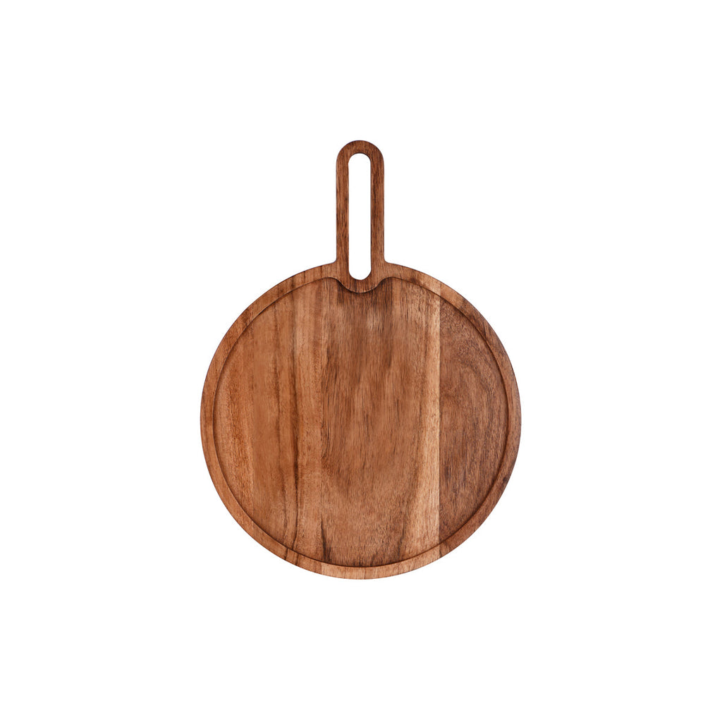 Chef Inox Serve Natural Acacia Round Paddle Board 255x15mm