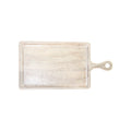 Chef Inox Rectangular Serving Board with Handle White 520x440x20mm