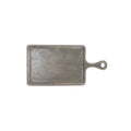 Chef Inox Rectangular Serving Board with Handle Grey 260x180x15mm