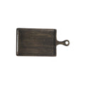 Chef Inox Rectangular Serving Board with Handle Dark 260x180x15mm