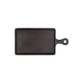 Chef Inox Mango Wood Rectangular Serving Board with Handle Dark 300x200x15mm