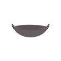 Chef Inox Asian Wok Iron Two Handles 400mm