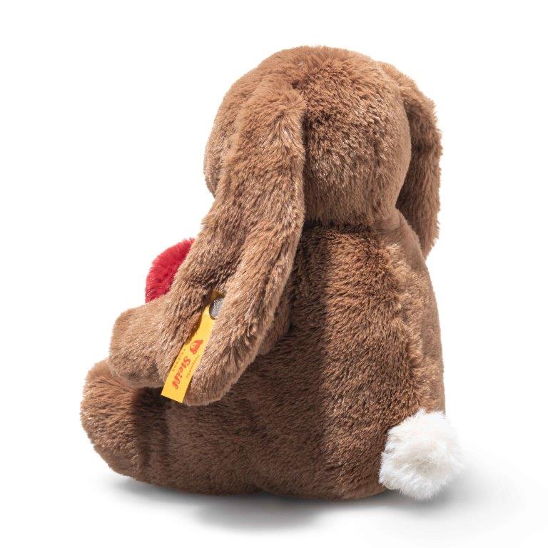 Steiff Soft Cuddly Friends - Hoppie Rabbit Love Brown, 16 cm image 3