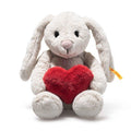Steiff Soft Cuddly Friends - Hoppie Rabbit Love Grey, 16 cm