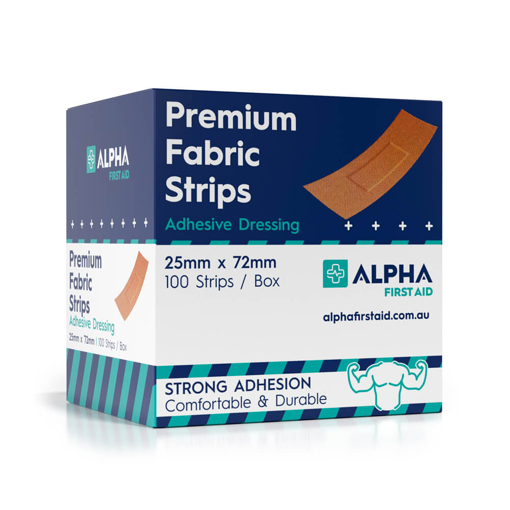 Alpha First Aid Premium Fabric Strips