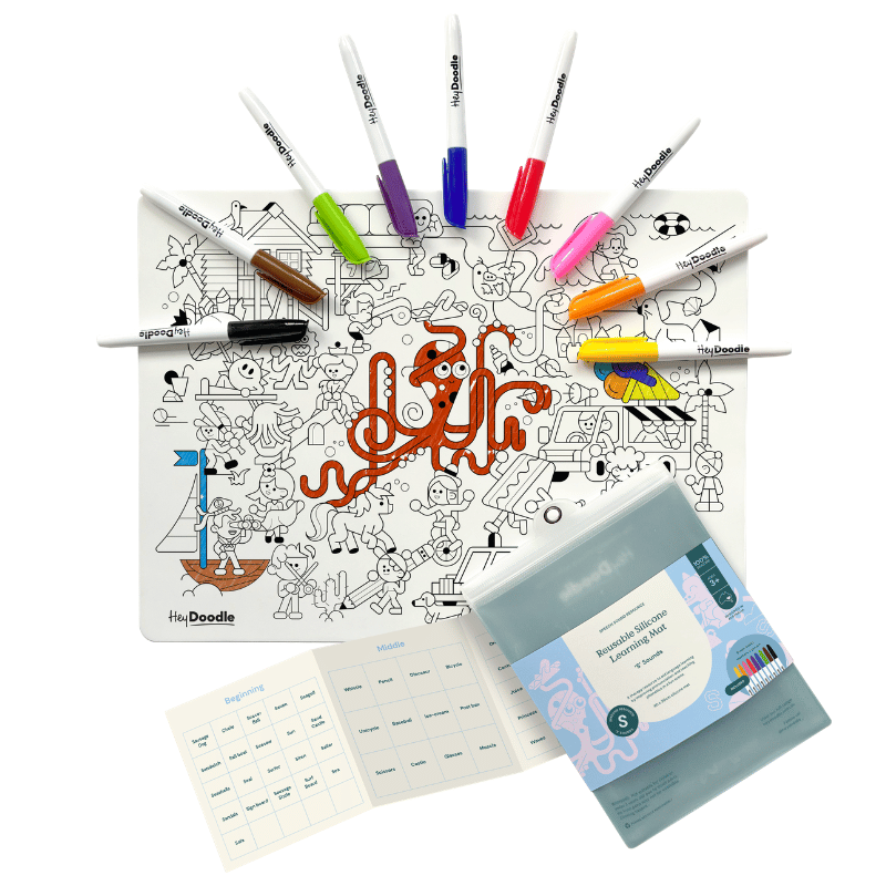 HeyDoodle - Speech Therapy Colouring & Doodle Mat - S' Sounds