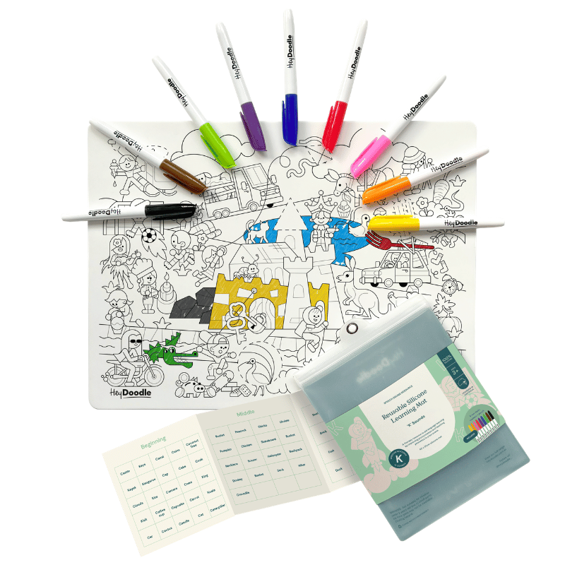 HeyDoodle - Speech Therapy Colouring & Doodle Mat - K' Sounds