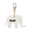 Steiff Key Ring Pendant - Felt Elephant, 7 cm