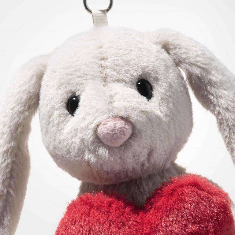 Steiff Key Ring Pendant - Hoppie Rabbit Love, 15 cm image 2