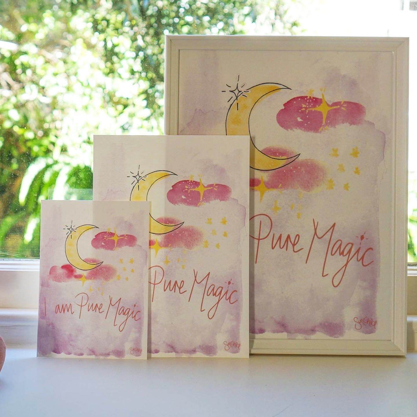SunChild I am Pure Magic Art Print image 2