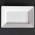 Olympia Lumina Wide Rim Rectangular Plate - 200x130mm 7 3/4x 5" (Box 6)