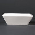 Olympia Lumina Square Bowls White 140mm (6 Pack)