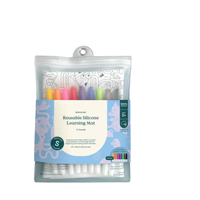HeyDoodle - Speech Therapy Colouring & Doodle Mat - S' Sounds image 4