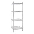 Vogue 4 Tier Wire Shelving Kit 610x610mm