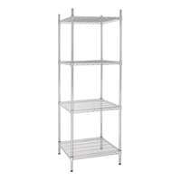 Vogue 4 Tier Wire Shelving Kit 610x610mm