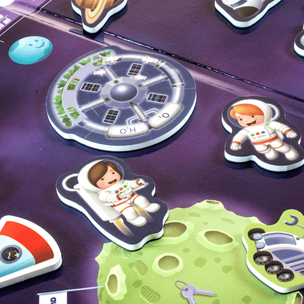 Miniland On The Go Discover Space Trip Magnetic Game image 3