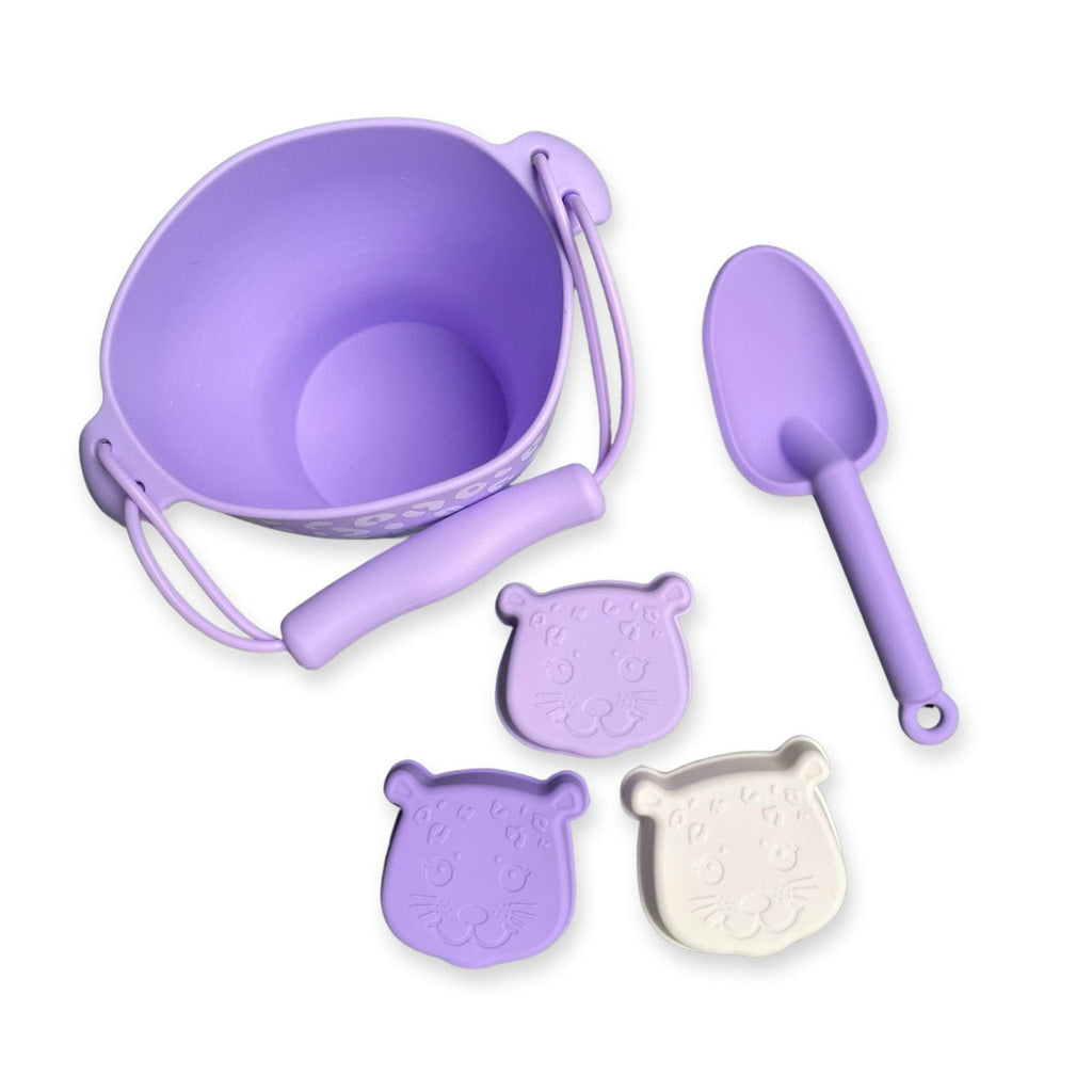 Swim Essentials Beach Bucket Set - Leopard Lilac image 3