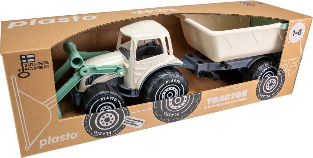 Plasto Soft Neutrals Tractor, 56.5 cm image 3