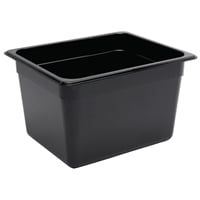 Vogue Black Polycarbonate - GN 1/2 200mm