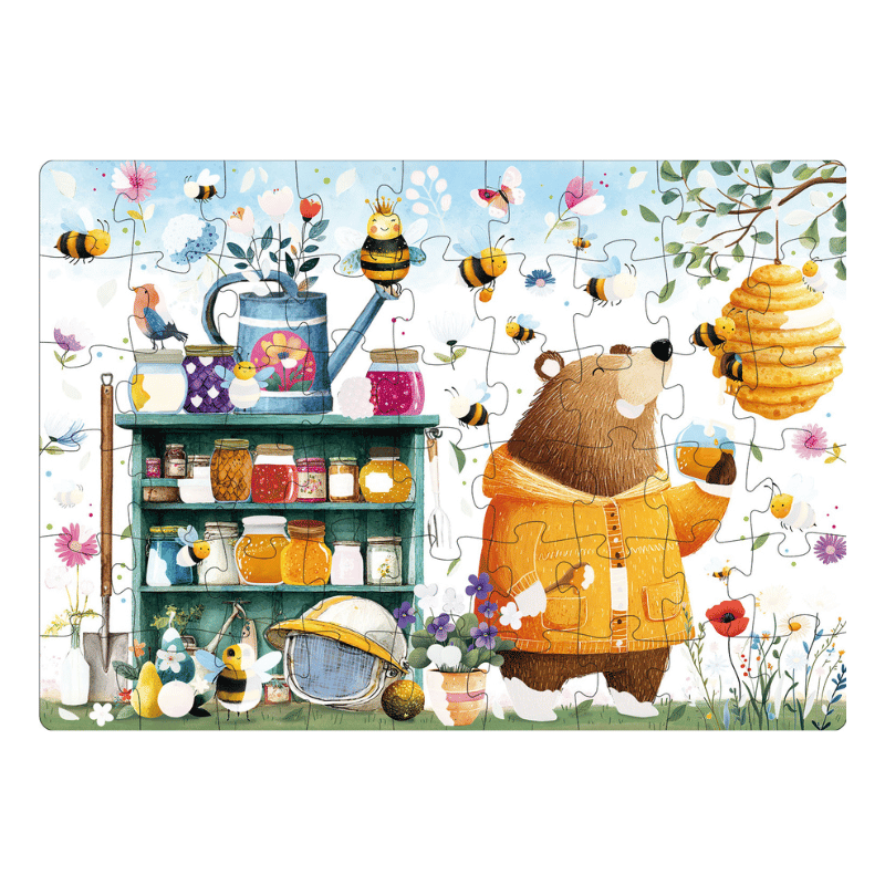 Sassi Magic Water Puzzle & Book Set - Bees image 3