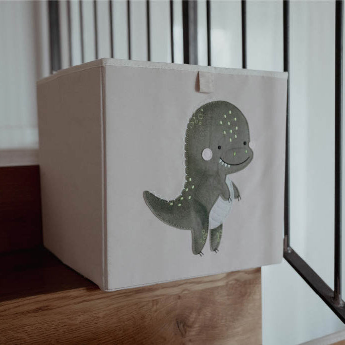 Sassi Storage Square Box - Cracky the Dinosaur image 2