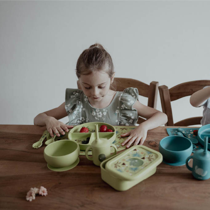 Sassi Silicone Meal Bowl Set - Cracky the Dinosaur image 2