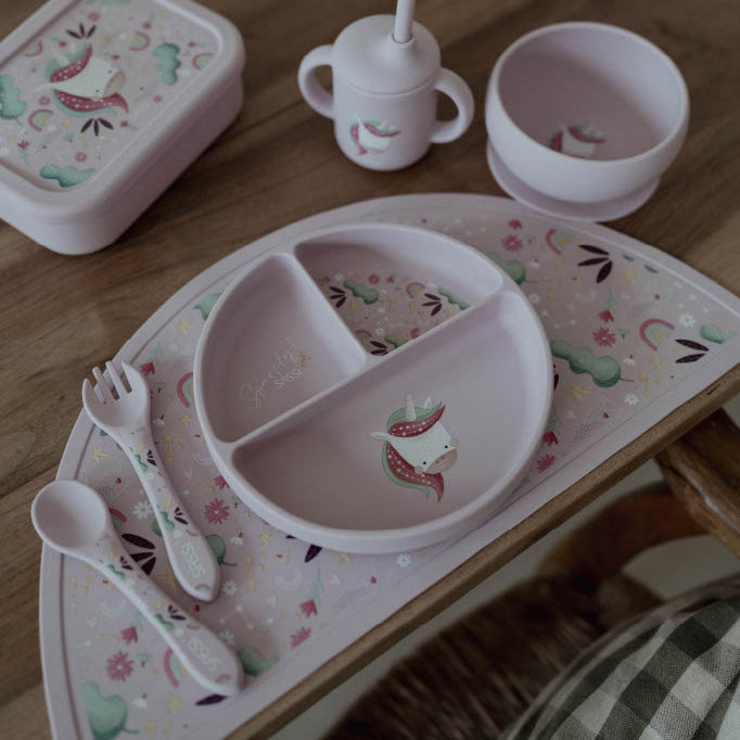 Sassi Silicone Meal Plate - Sparkly The Unicorn image 2