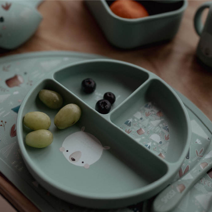 Sassi Silicone Meal Plate - Munchy the Bear image 2
