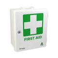 Wall Mounted Plastic Lockable Cabinet Empty - 2 Shelves