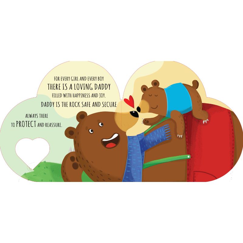 Sassi Shaped Board Book - With Love Daddy image 2