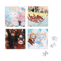 Fabelab - Puzzle 4 Seasons - Set of 4 puzzles - 16 pcs./each