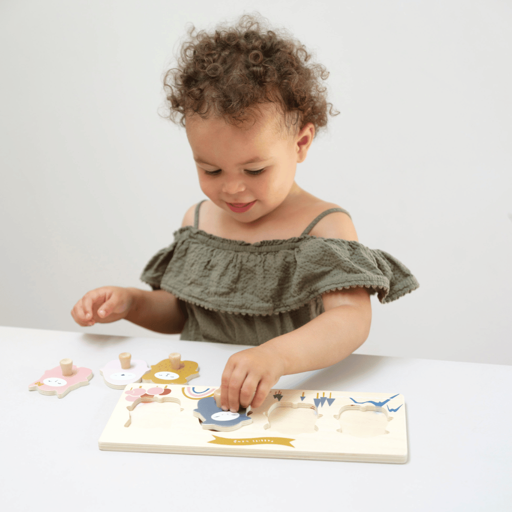Fabelab - Puzzle Grip - Fabbies Land - Wood, 30 cm image 2