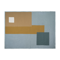 Fabelab - Quilted Blanket Graphic - Cottage Blue, 200 cm