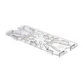 Cambro Polycarbonate Gastronorm Drain Shelf - 1/3 - Clear