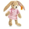 Steiff Soft Cuddly Friends - Hoppel Organic Cotton Rabbit, Pink, 20 cm
