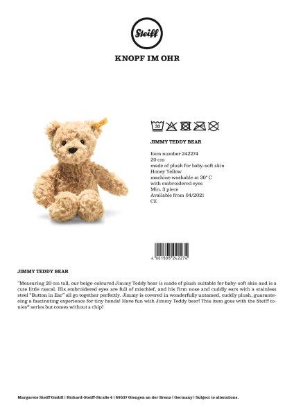 Steiff Jimmy Teddy Bear, 20 cm image 2
