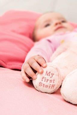 Steiff Soft Cuddly Friends - My First Steiff Hoppie Rabbit - pink, 26 cm image 2