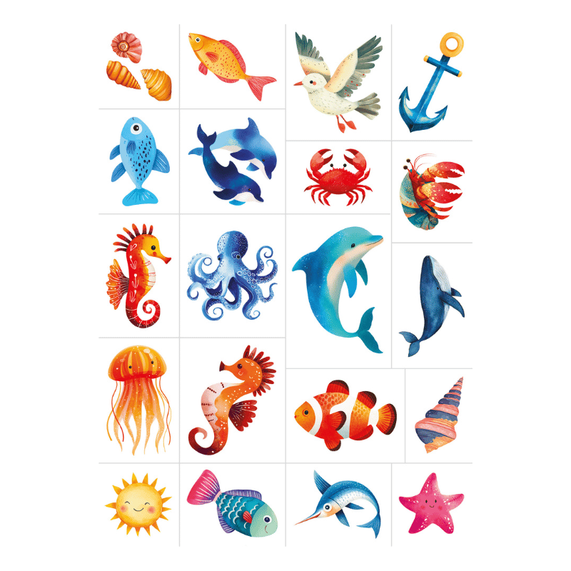 Sassi Tattoos - Sea Animals image 2