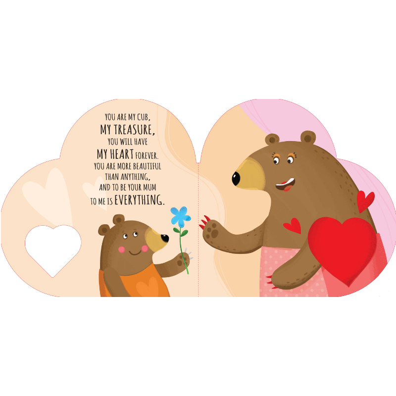 Sassi Shaped Board Book -  With Love Mummy image 3