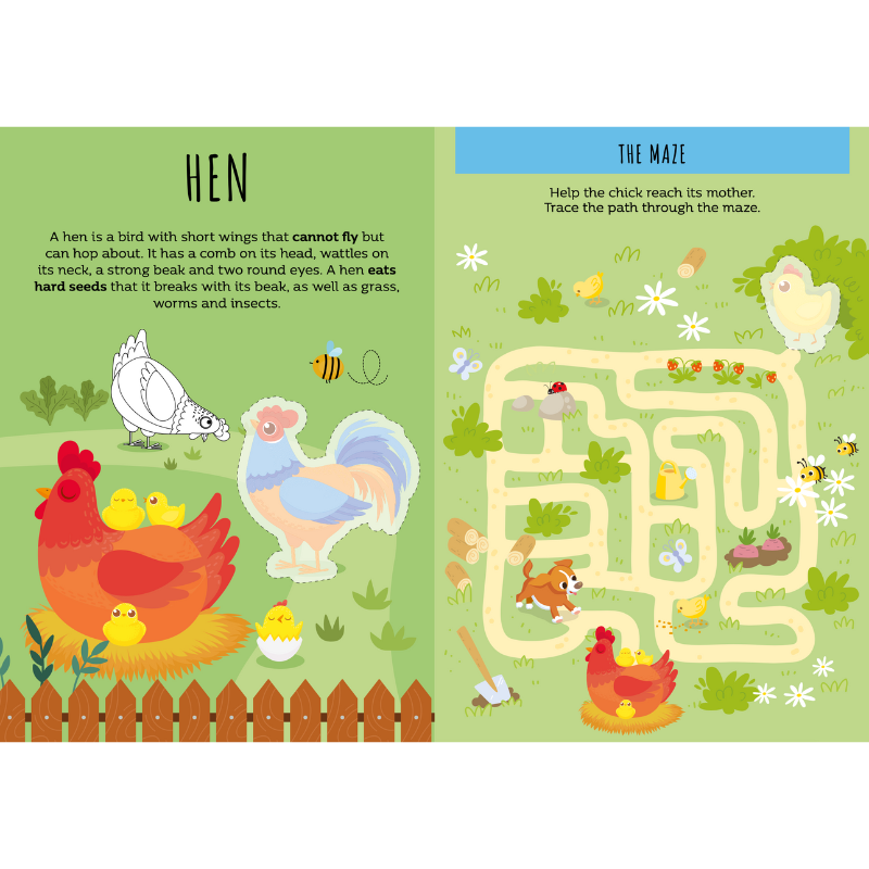 Sassi Stickers and Activities Book - The Farm image 2