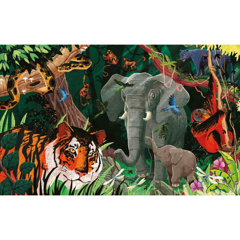 Sassi Save the Planet - The Jungle Puzzle and Book Set, 220 pcs image 2