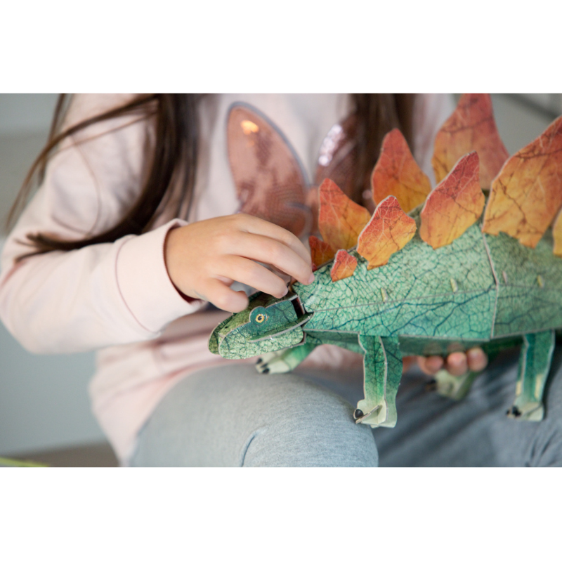 Sassi 3D Assemble and Book - The Age of the Dinosaurs - Stegosaurus image 2