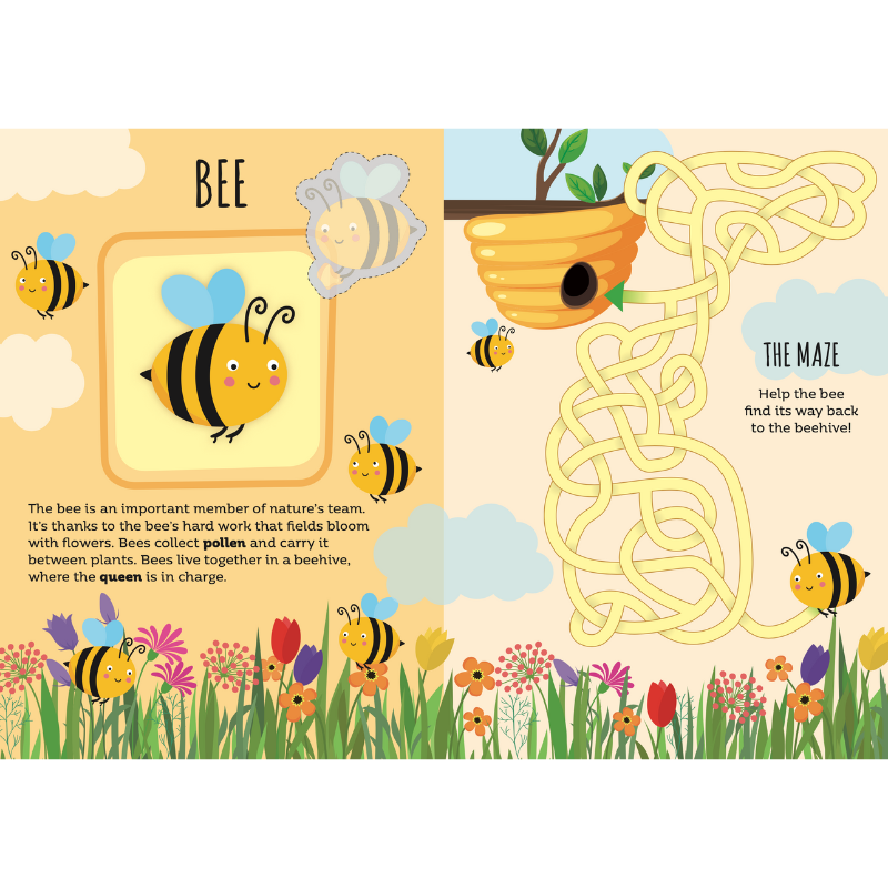 Sassi Stickers and Activities Book - The Garden image 2
