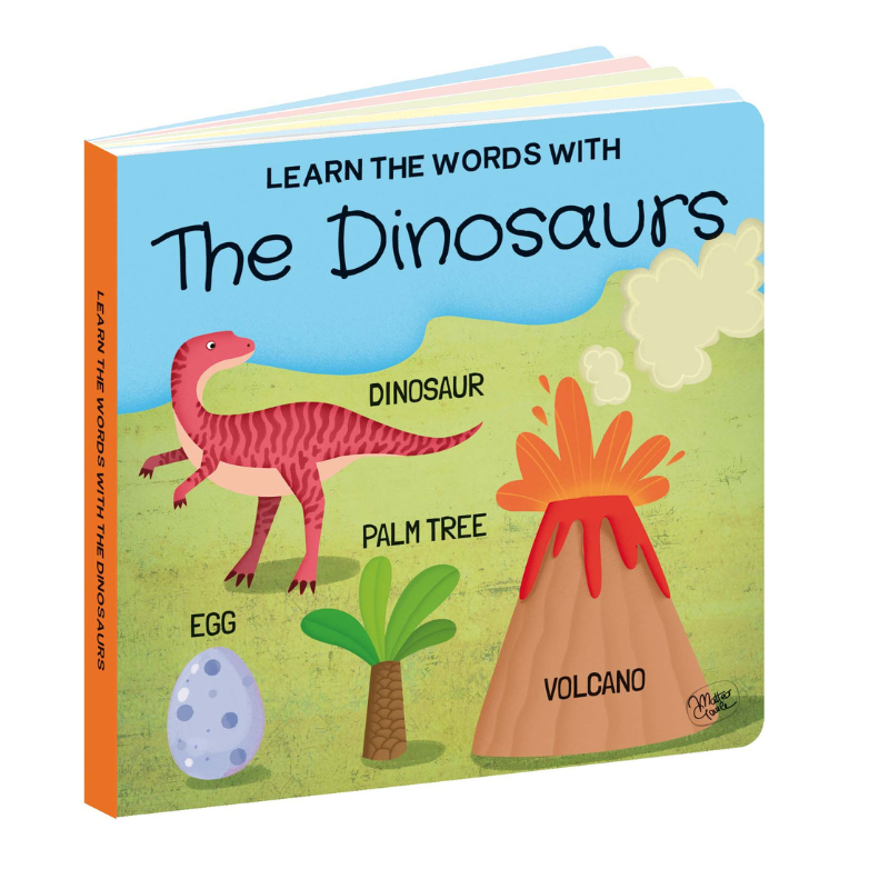 Sassi 3D Puzzle and Book Set - Learn Words Dinosaurs, 40 pcs image 2