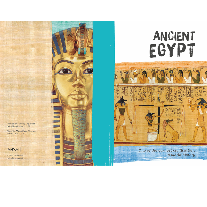 Sassi Puzzle and Book Set - Art Treasures - The Mask of Tutankhamun in Egypt image 2