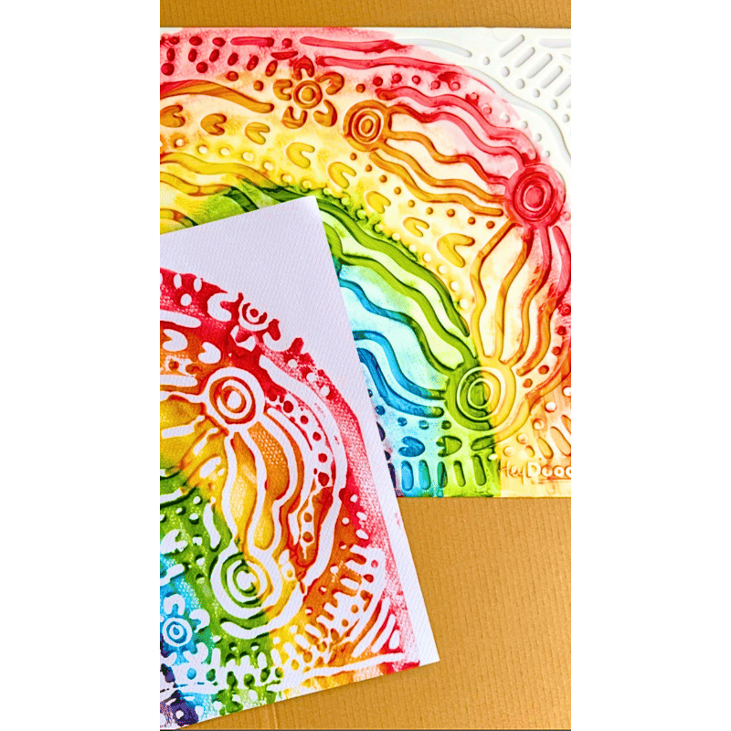 HeyDoodle - Sensory Colouring & Doodle Mat - Whispering Waters image 2