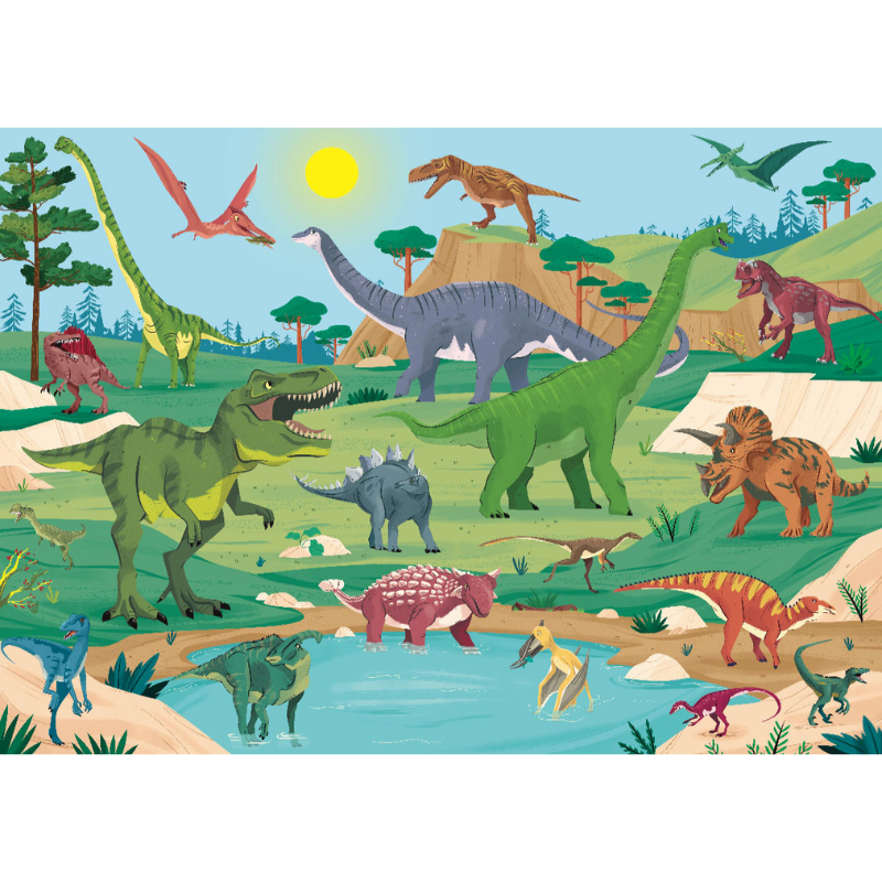 Sassi What How and Why Dinosaurs Book and Poster image 2