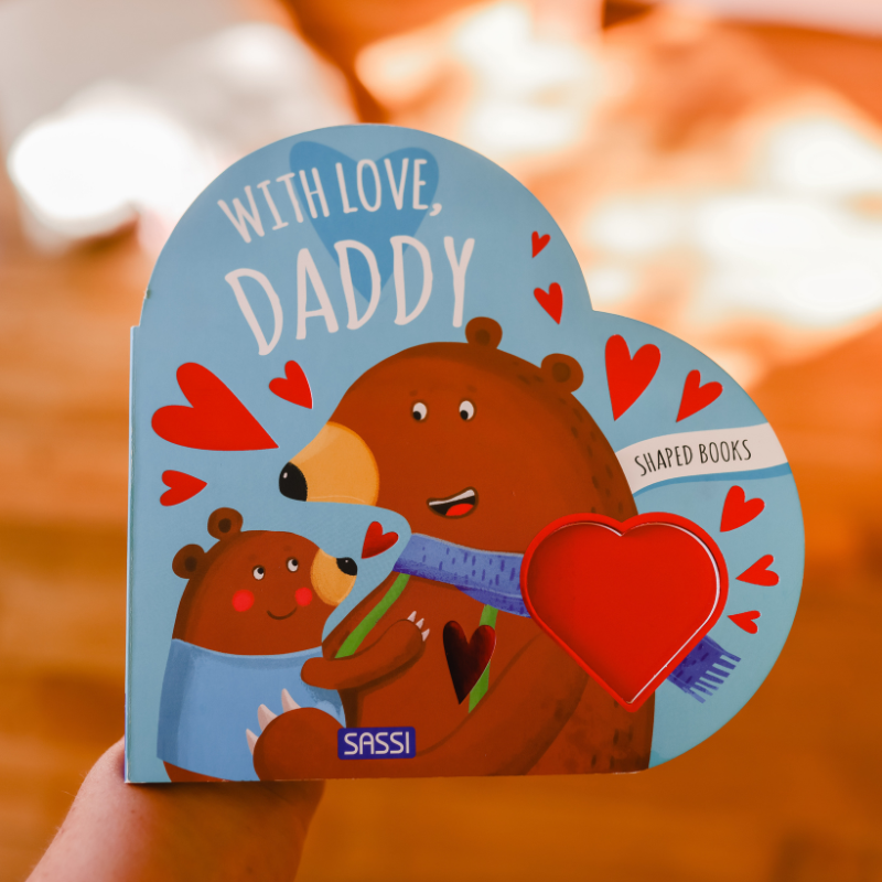 Sassi Shaped Board Book - With Love Daddy image 3
